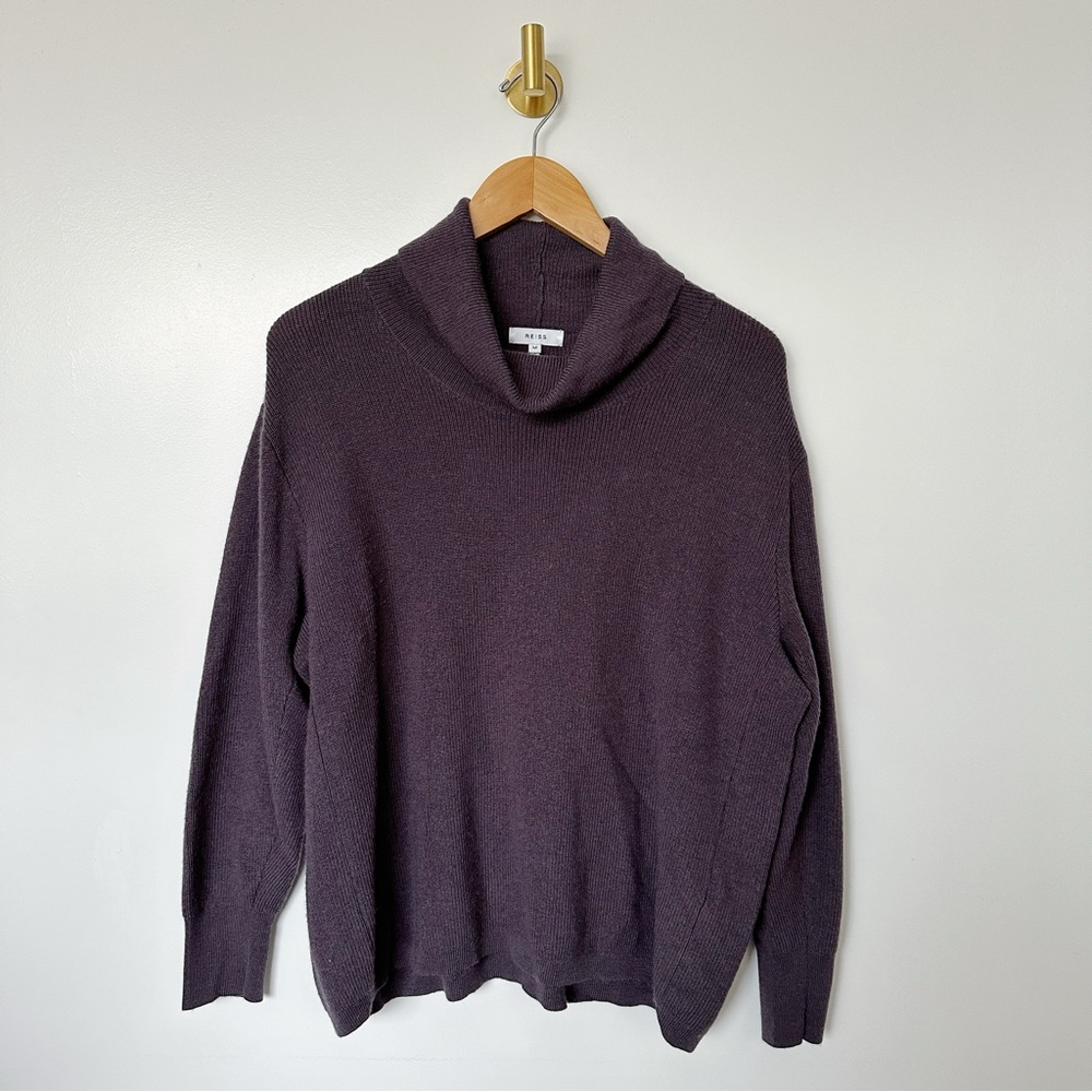 Reiss • Corin 100% Wool Cowl Neck Sweater